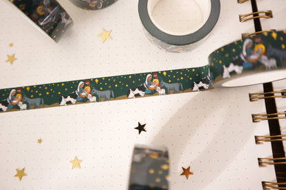 Limited Edition Gold Foil Nativity Washi Tape