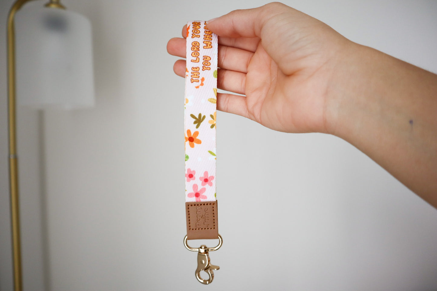 The Lord Is With You Wristlet