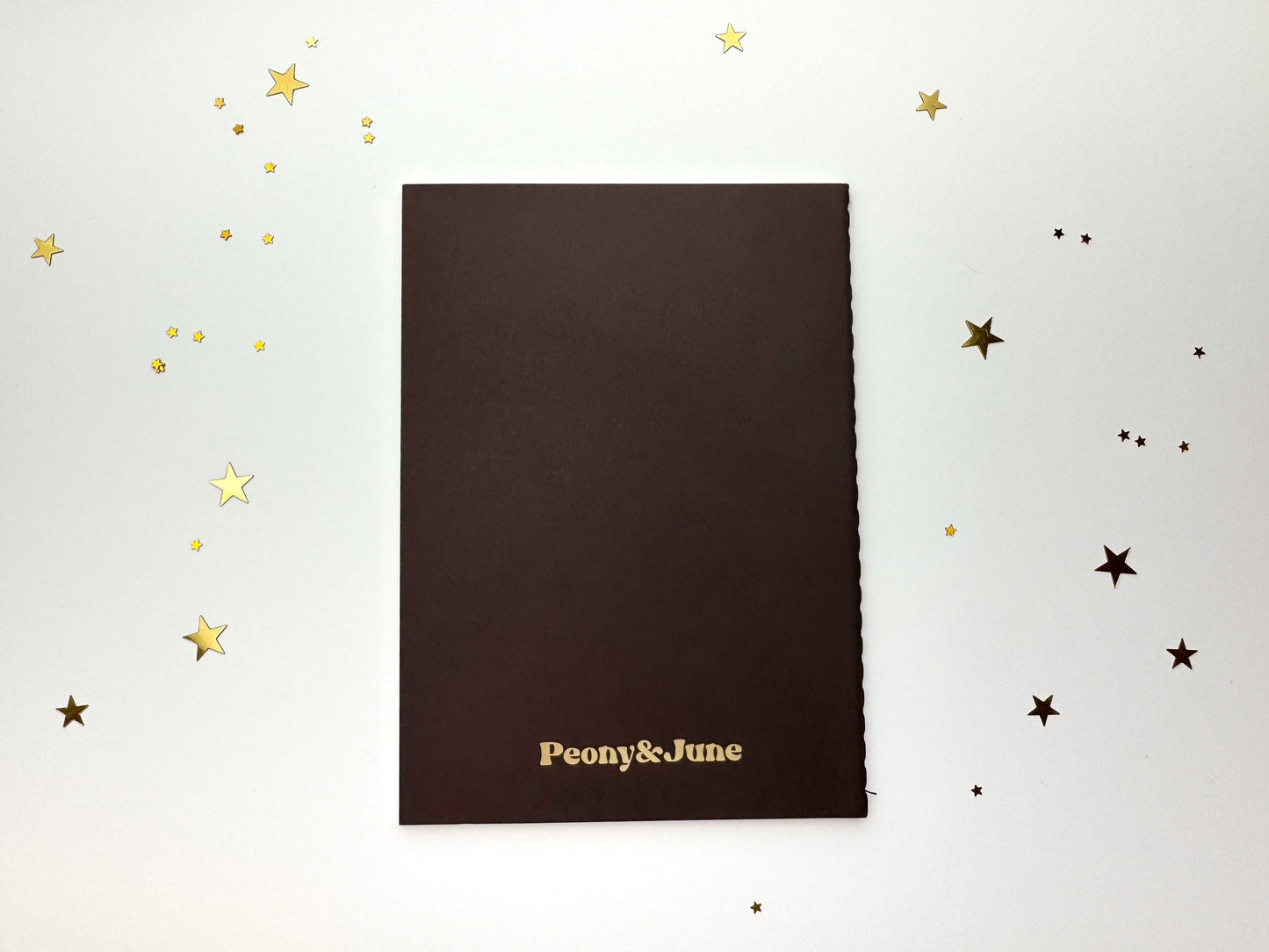 Brown Holy Hearts A6 Softcover Notebook