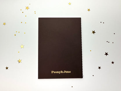 Brown Holy Hearts A6 Softcover Notebook