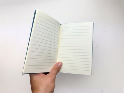 Blue Holy Hearts A6 Softcover Notebook