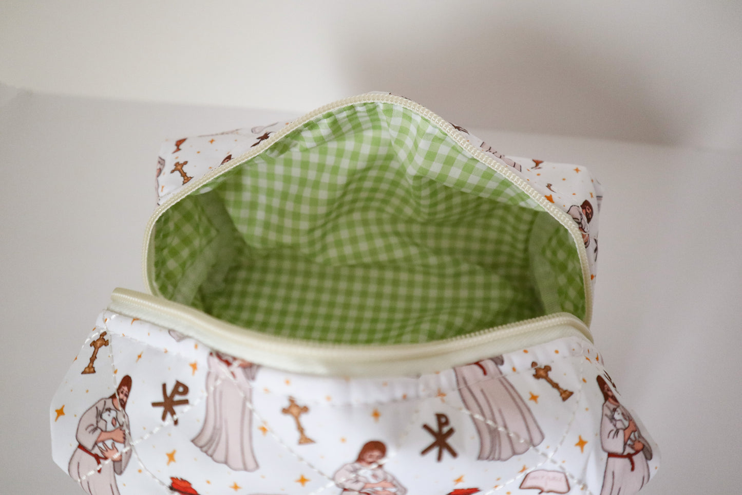 Jesus The Good Shepherd Quilted Pouch