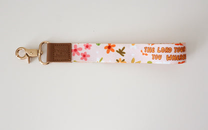 The Lord Is With You Wristlet
