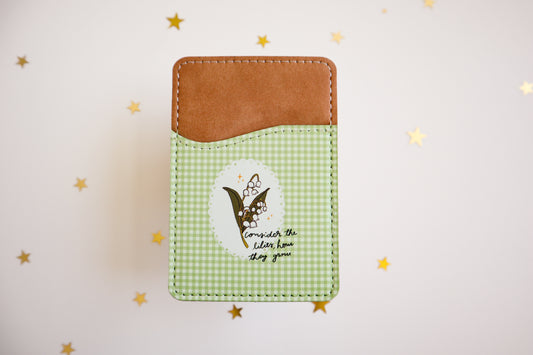 Consider the Lilies Phone Wallet