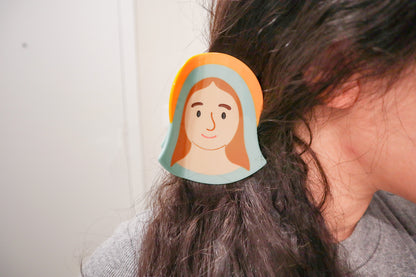 Blessed Mother Hair Clip