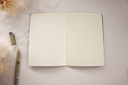 Blue Marian A6 Softcover Notebook