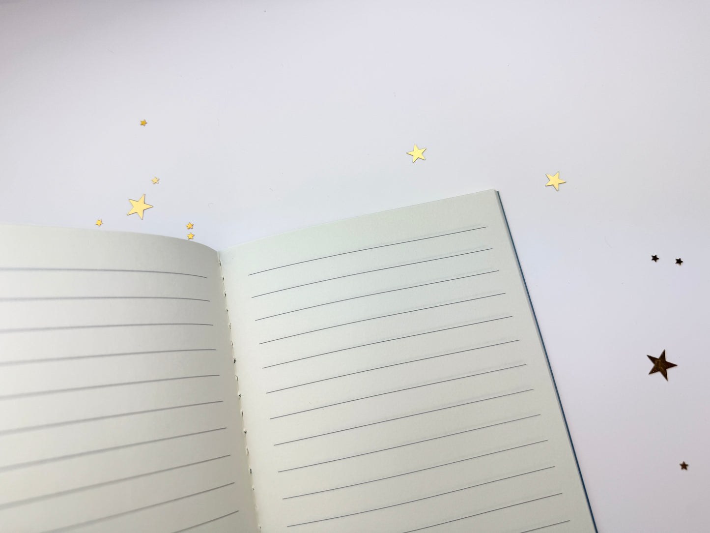 Blue Holy Hearts A6 Softcover Notebook