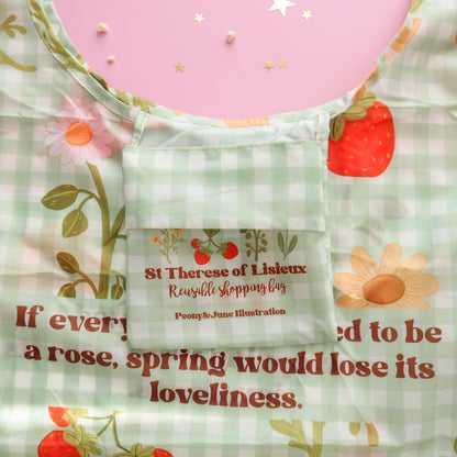 St Therese Reusable Shopping Bag