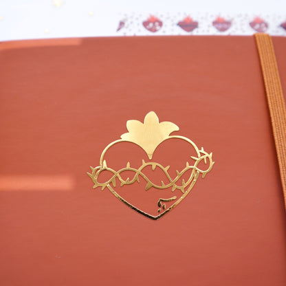 Sacred Heart Leatherette Journal