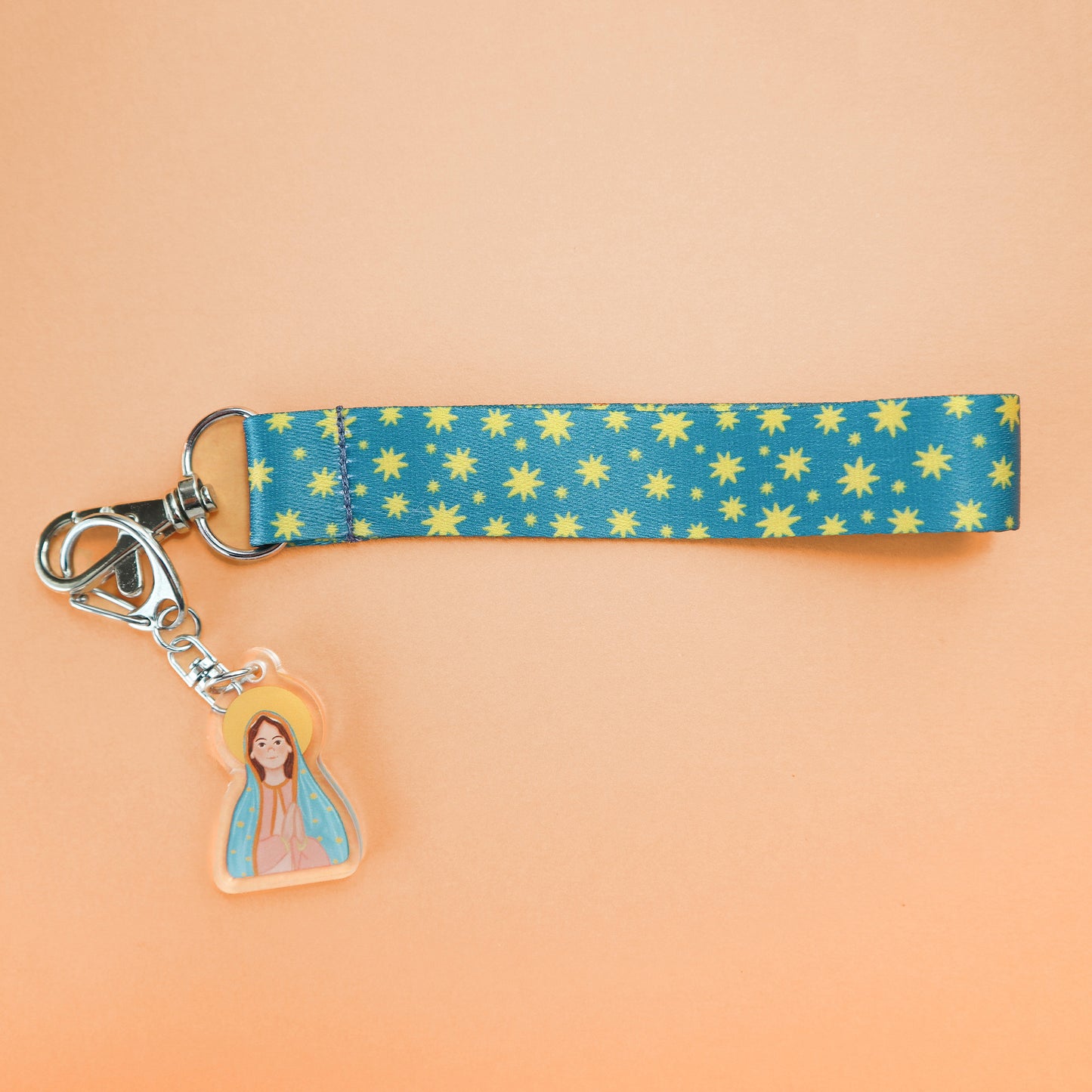 Our Lady of Guadalupe Lanyard Keychain