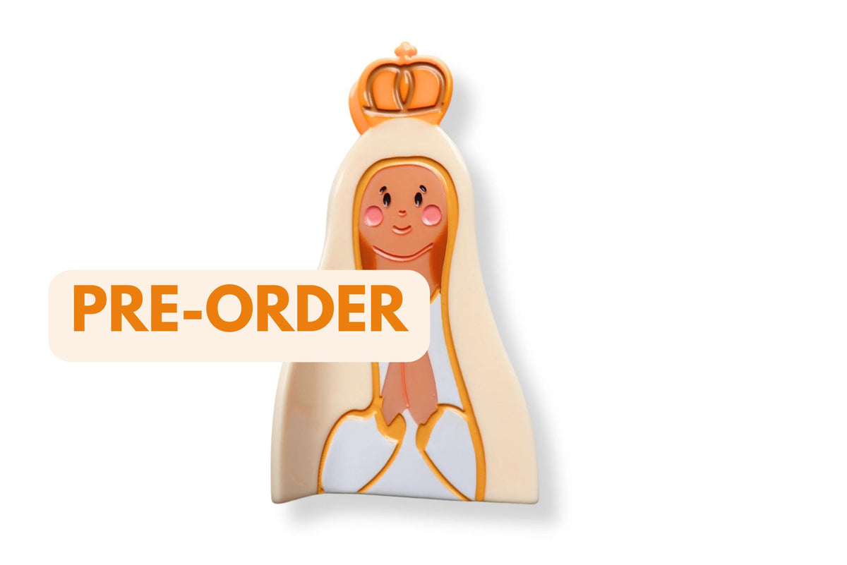 PRE ORDER Our Lady of Fatima Hair Clip