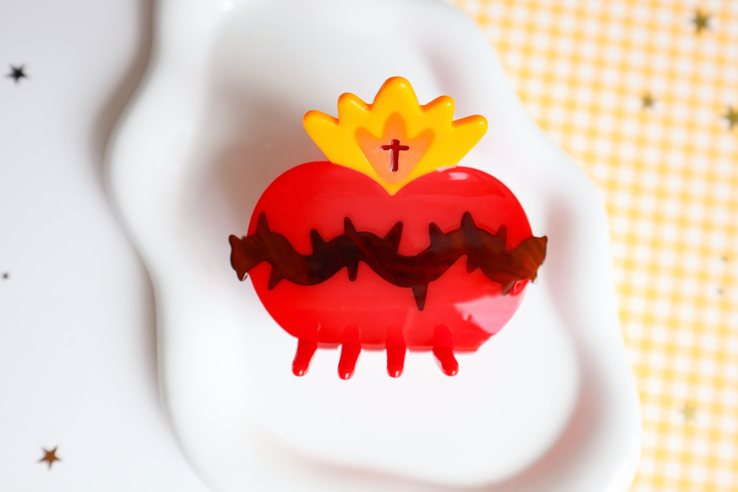 Sacred Heart of Jesus Hair Clip