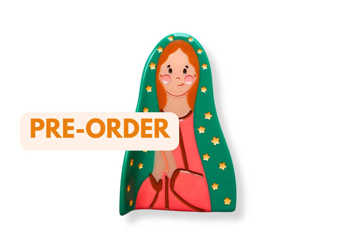 PRE ORDER Our Lady of Guadalupe Hair Clip