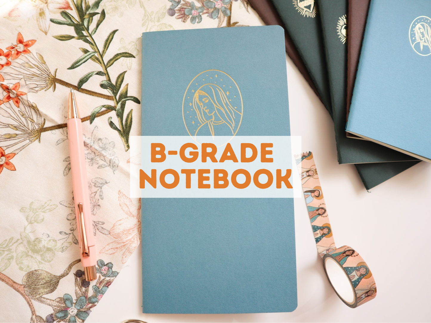 B-GRADE Blue Marian Notebook TN size