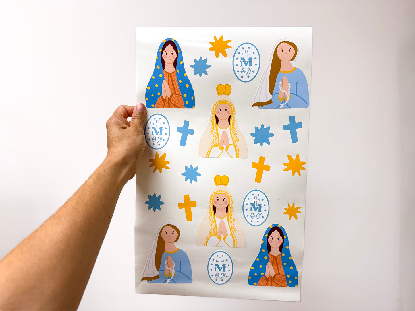 Blessed Mother Wall Decals