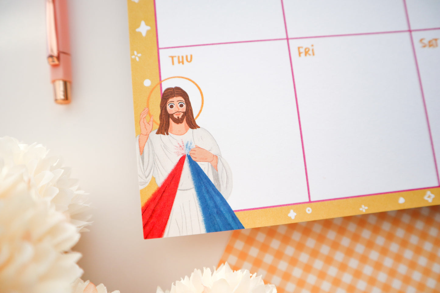 Jesus Divine Mercy Weekly Planner