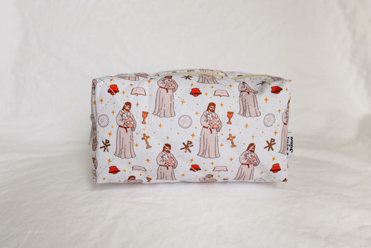 Jesus The Good Shepherd Quilted Pouch