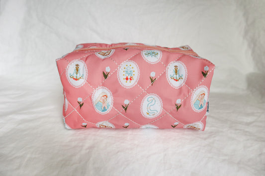 Marian Pink Quilted Pouch