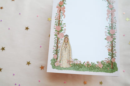 Our Lady Of Fatima Notepad