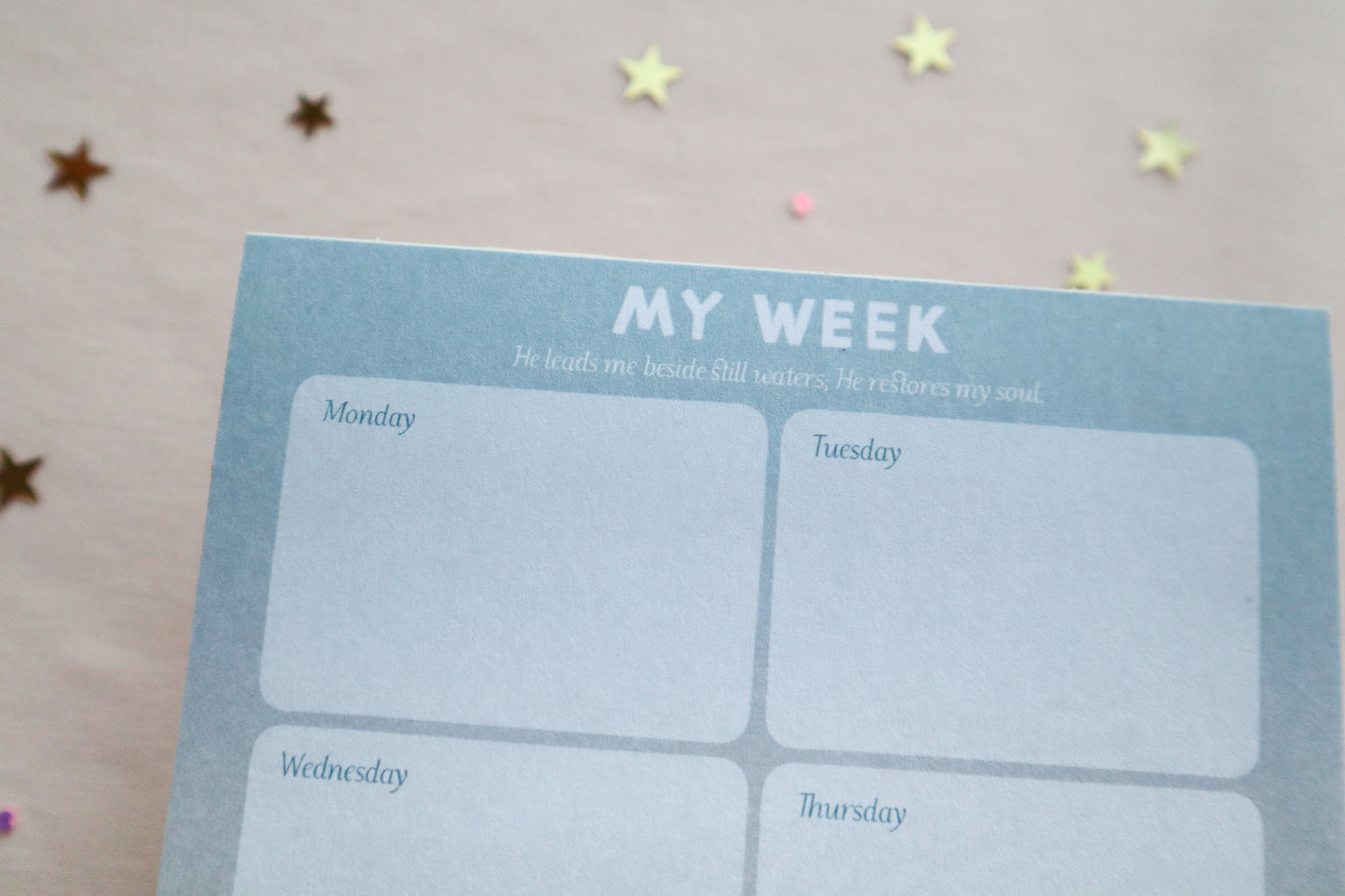 Jesus The Good Shepherd Weekly Planner Pad