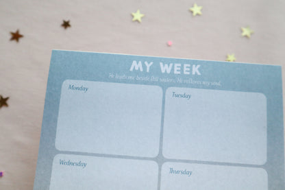 Jesus The Good Shepherd Weekly Planner Pad