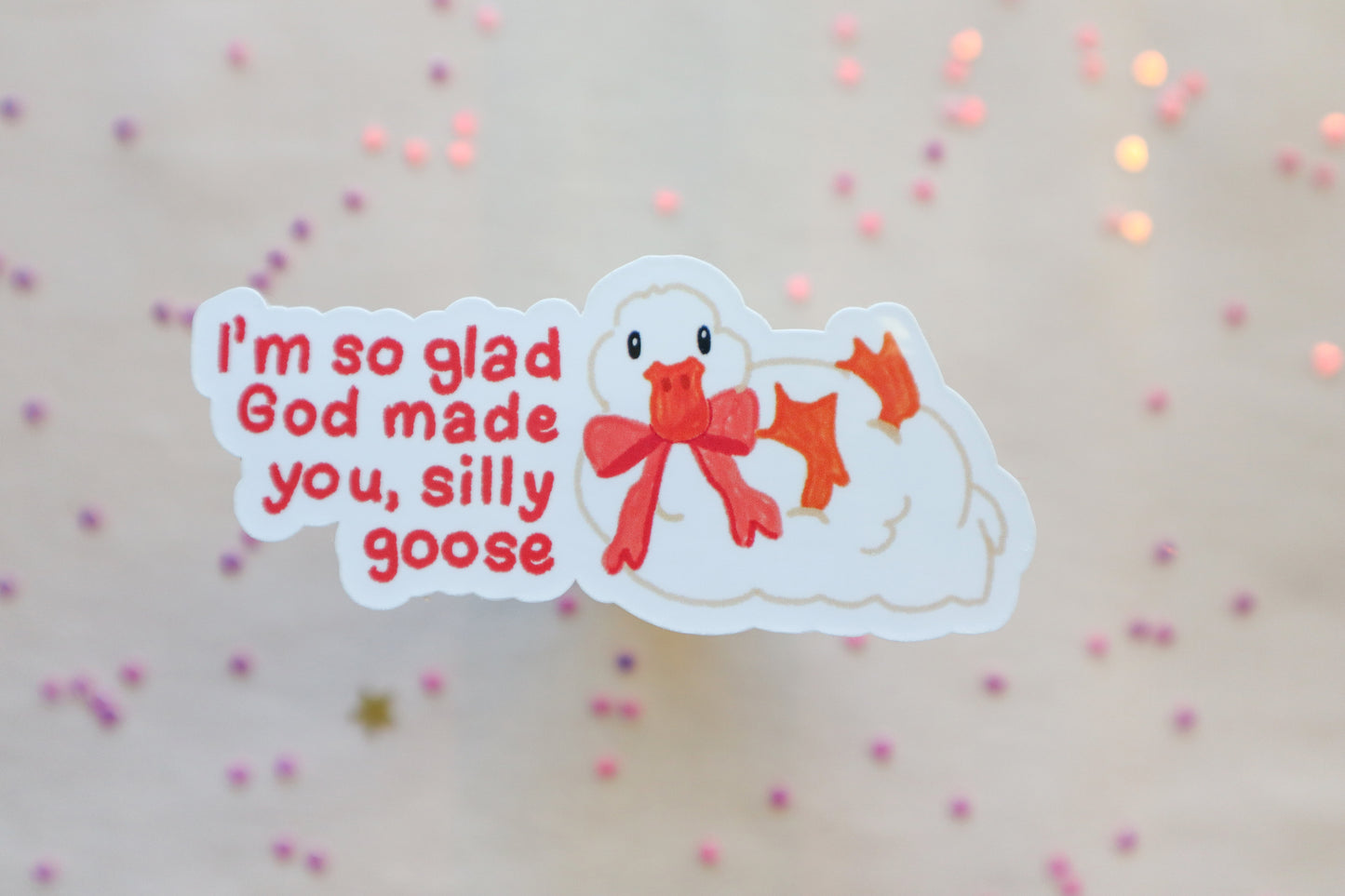 Silly Goose Sticker