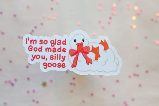 Silly Goose Sticker
