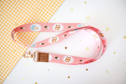 Marian Pink Lanyard