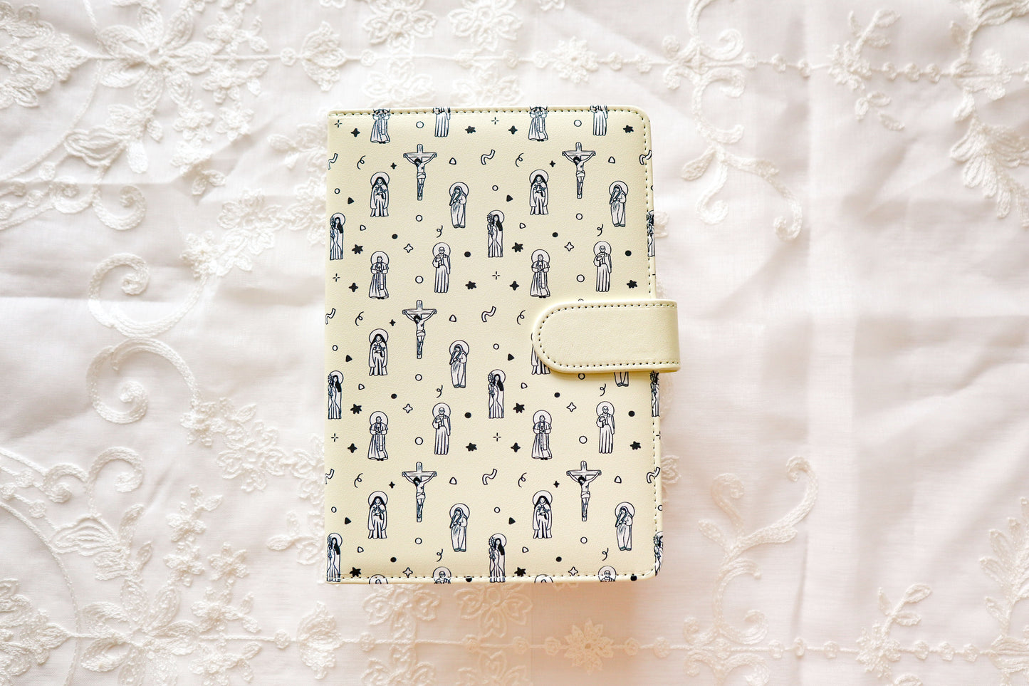 Jesus and Saints Leather Journal