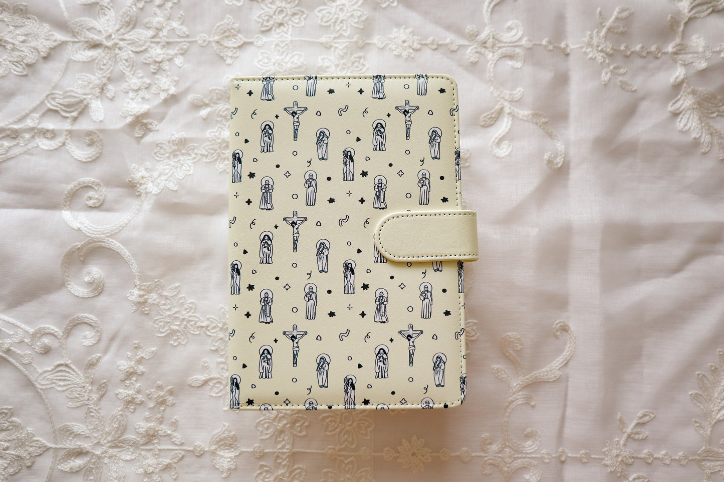 Jesus and Saints Leather Journal