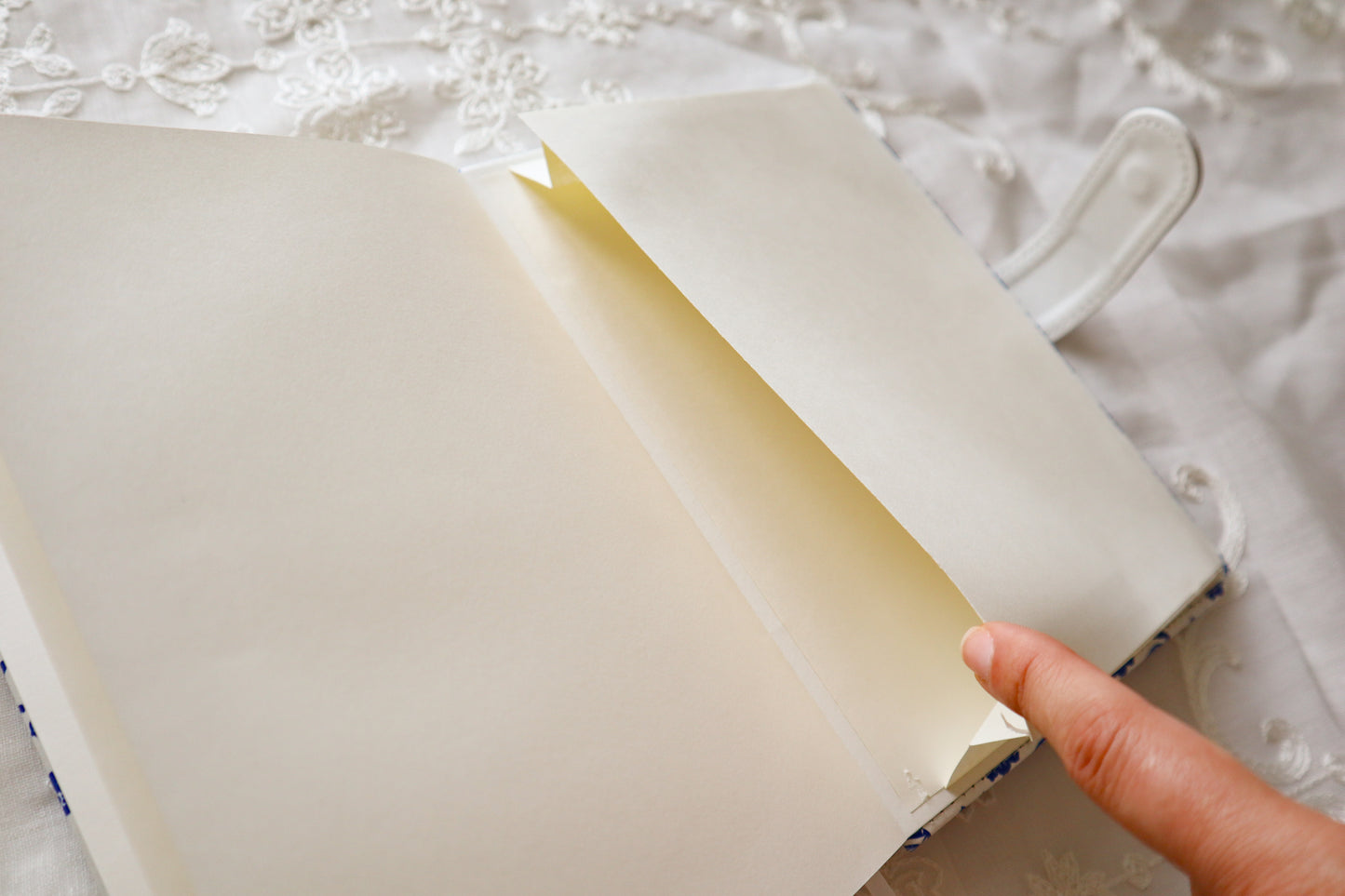 Blue Marian Leather Journal