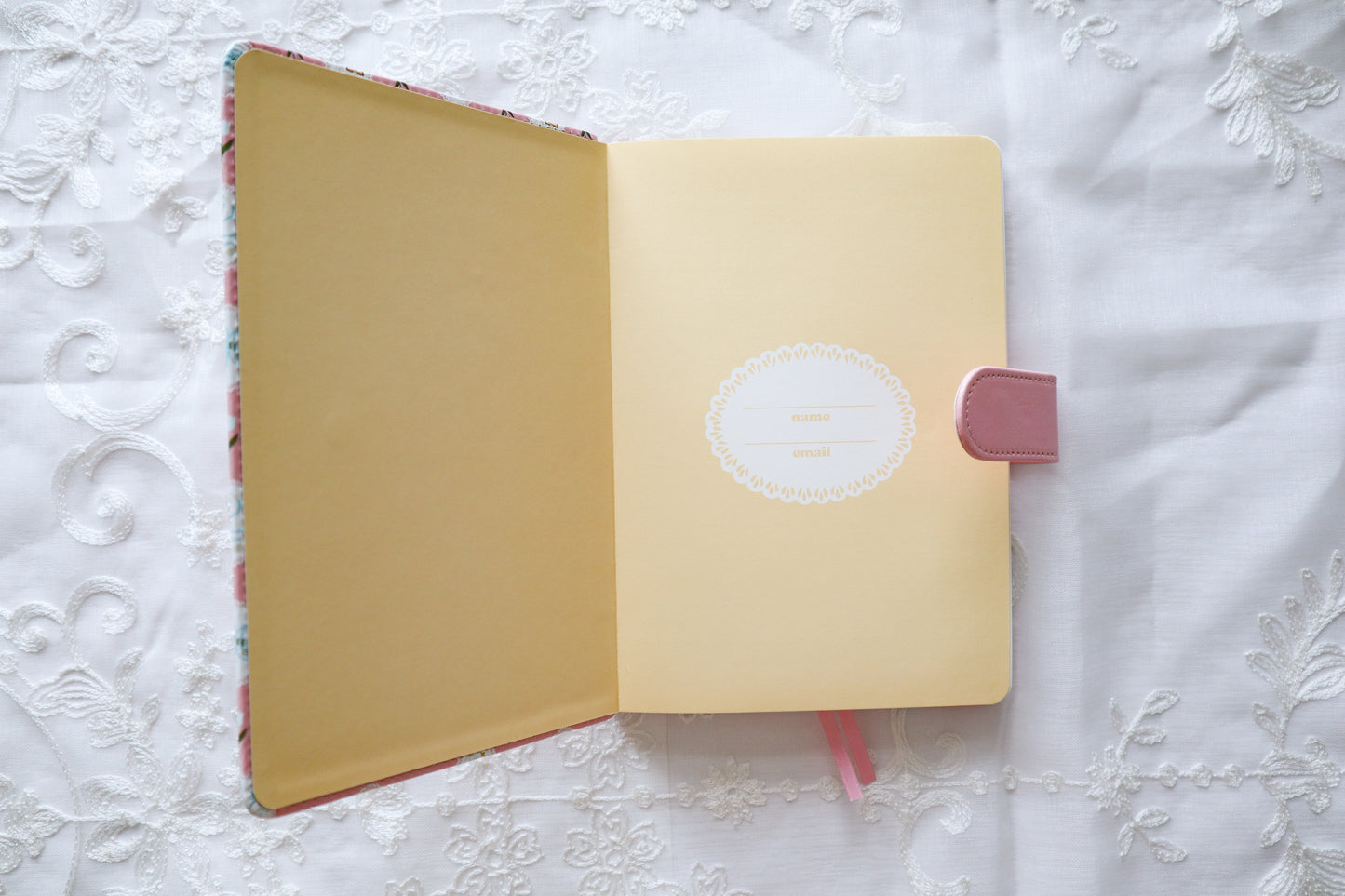 Pink Marian Leather Journal
