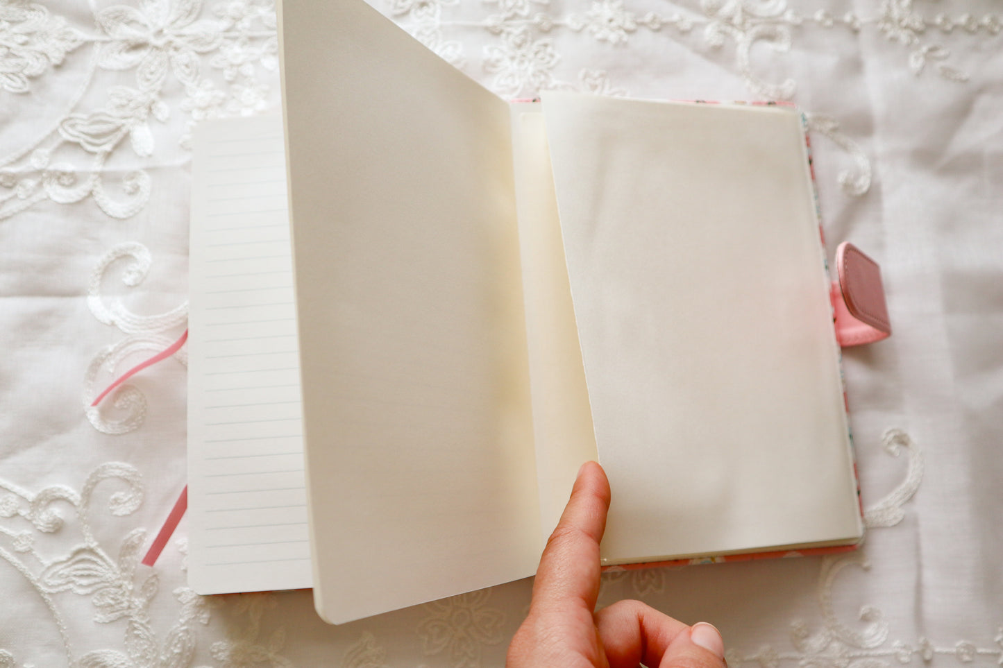 Pink Marian Leather Journal