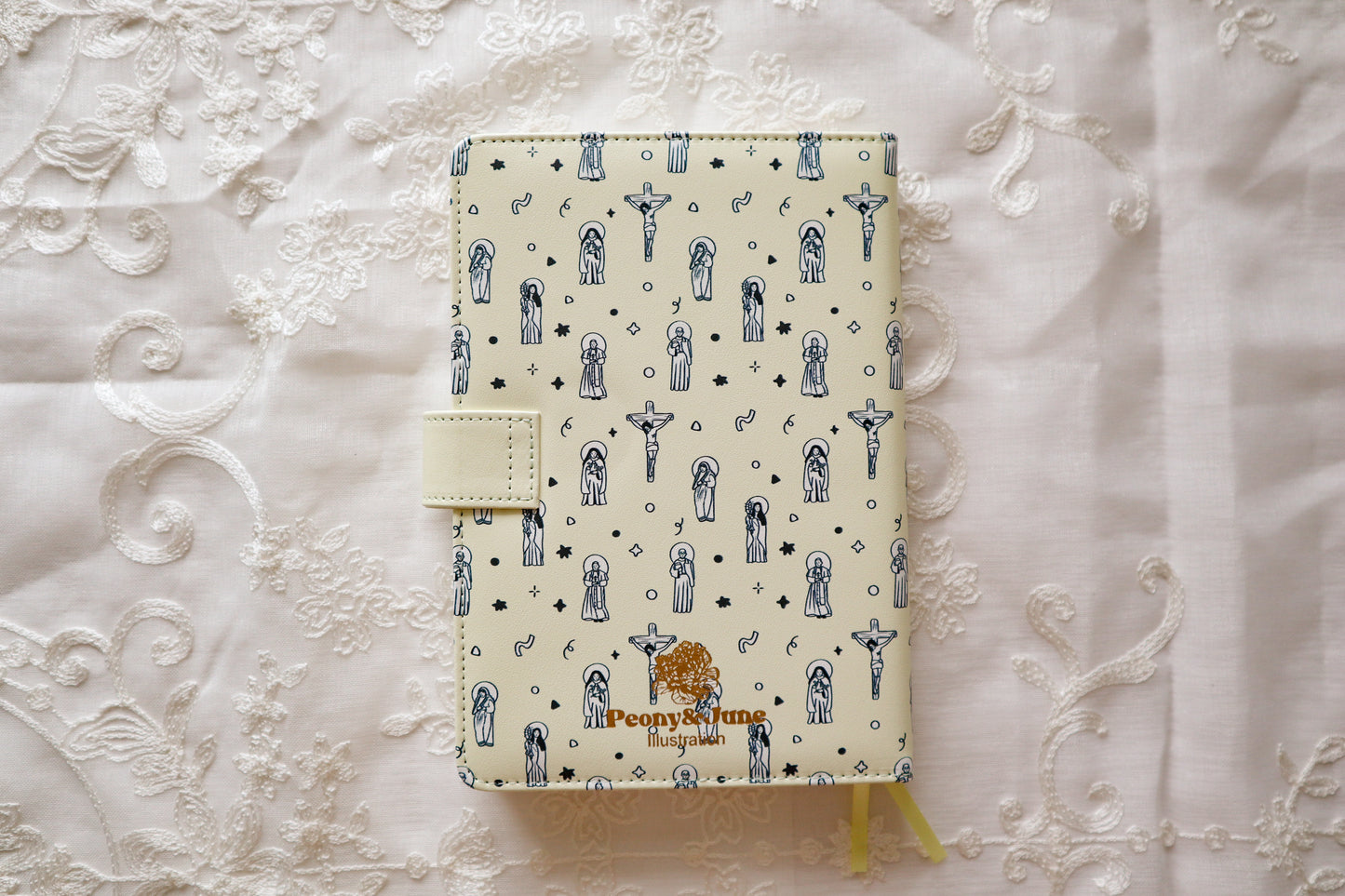 Jesus and Saints Leather Journal