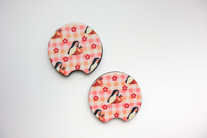 St Therese Car Coasters Set of 2