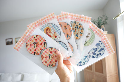 Blessed Mother Car Coasters Set of 2