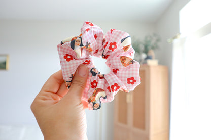 St Therese Medium Satin Scrunchie