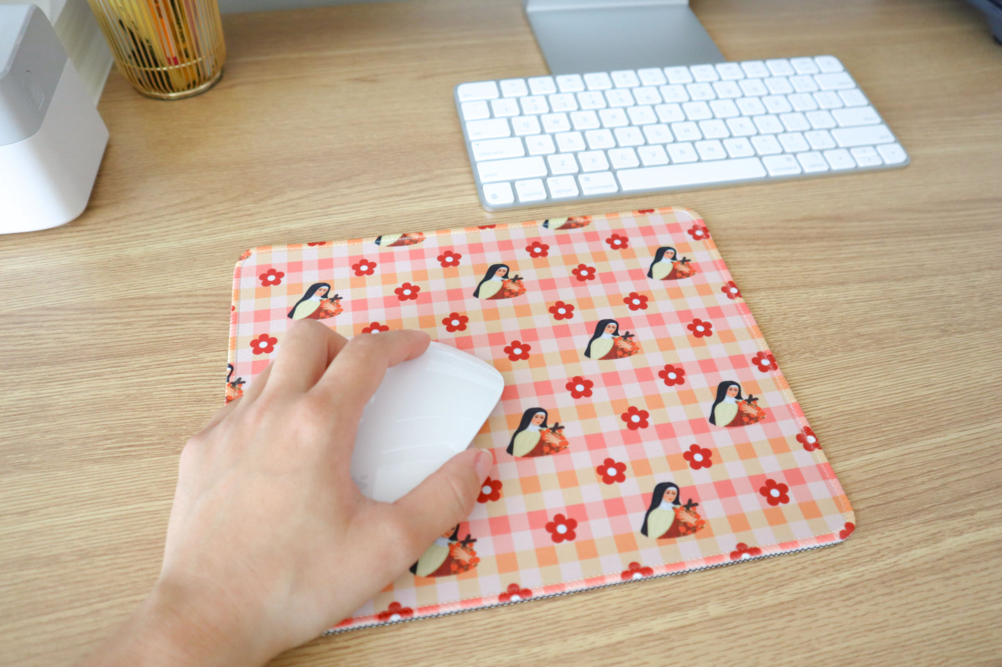 St Therese Mouse Pad