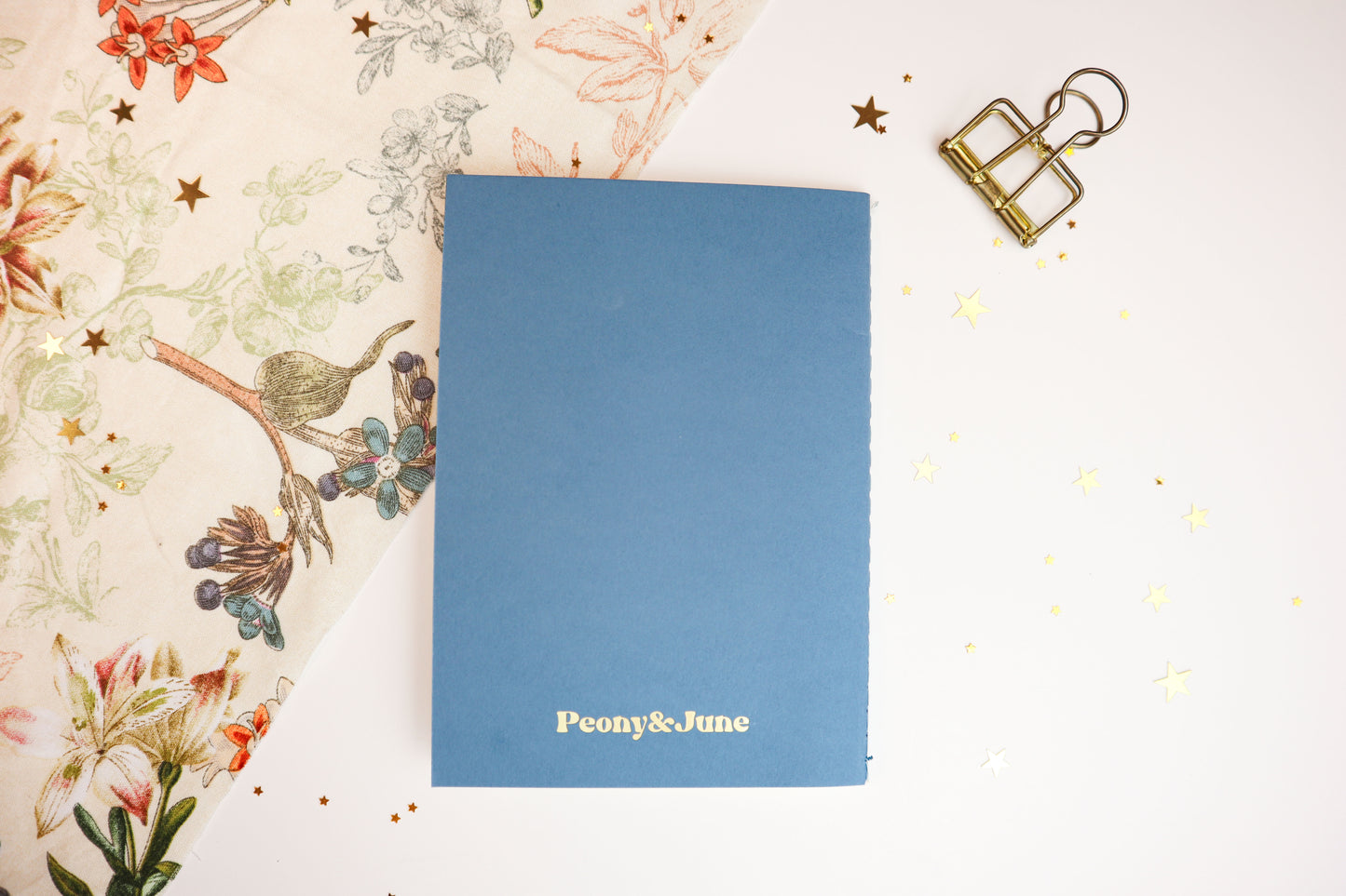 Blue Holy Hearts A6 Softcover Notebook