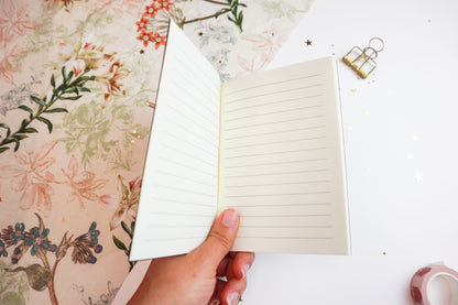 Brown Holy Hearts A6 Softcover Notebook