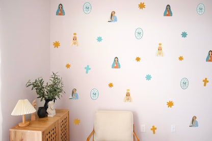 Blessed Mother Wall Decals