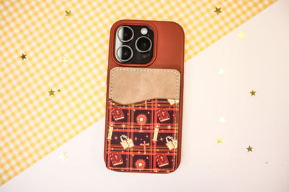 Catholic Symbols Phone Wallet - Brown