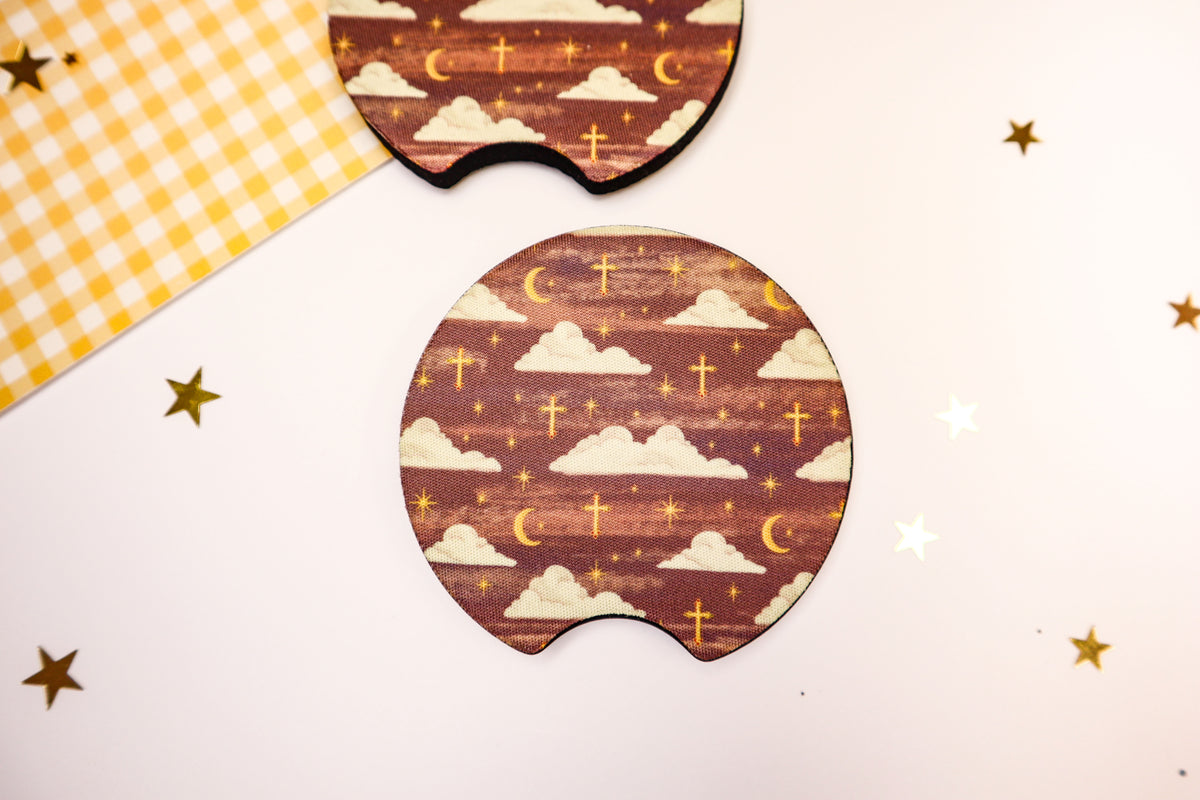 Celestial Clouds Car Coaster