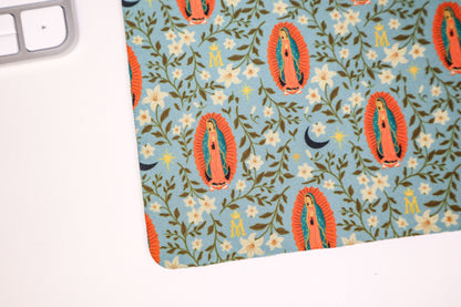Blue Guadalupe Mouse Pad