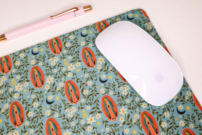 Blue Guadalupe Mouse Pad