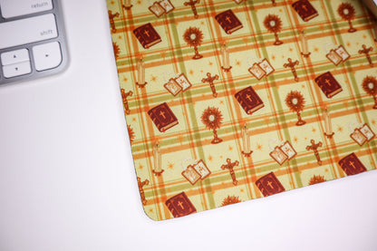 Catholic Symbols Mouse Pad - Light