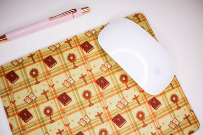 Catholic Symbols Mouse Pad - Light