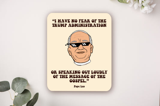 Pope Leo Vinyl Sticker