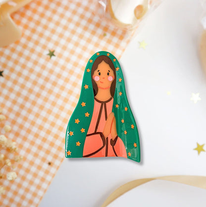 Our Lady of Guadalupe Hair Clip