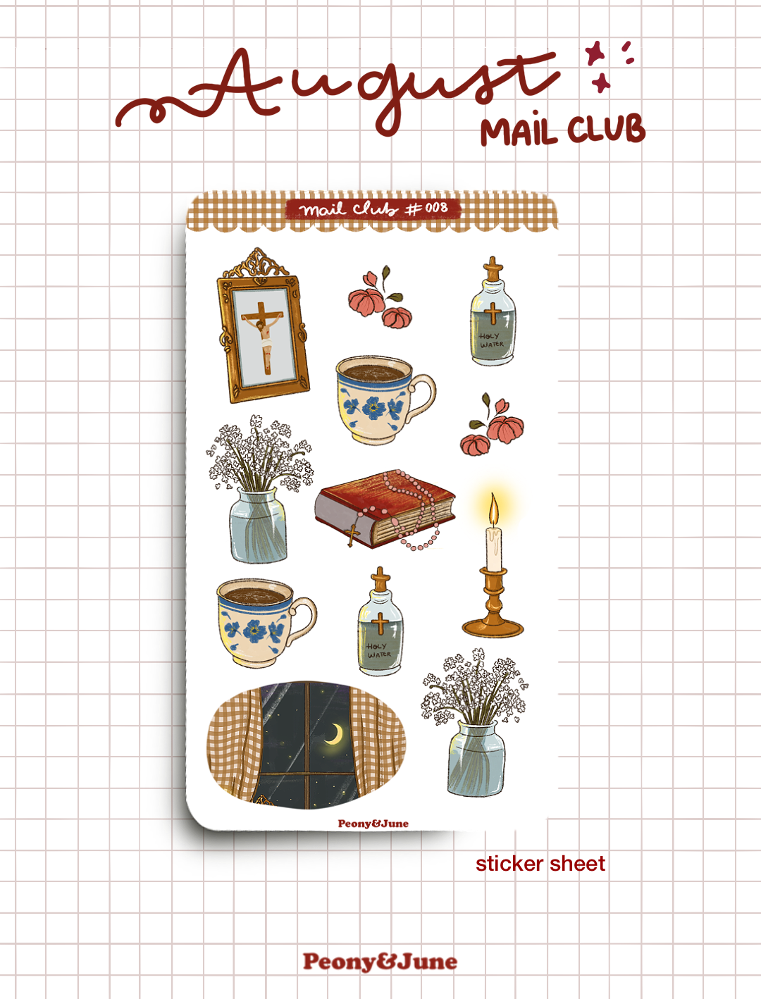 Catholic Mail Club - August: Prayer Room